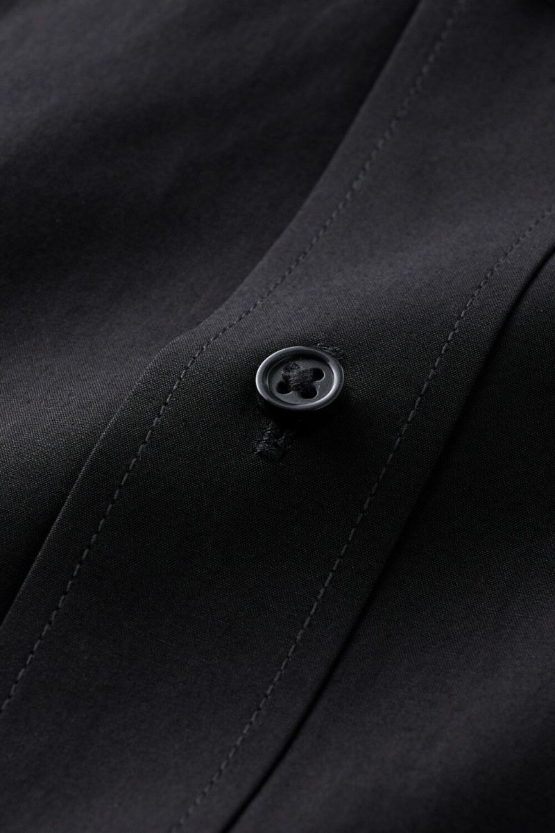 ワイシャツ 8058-C06A-BLACK-生地