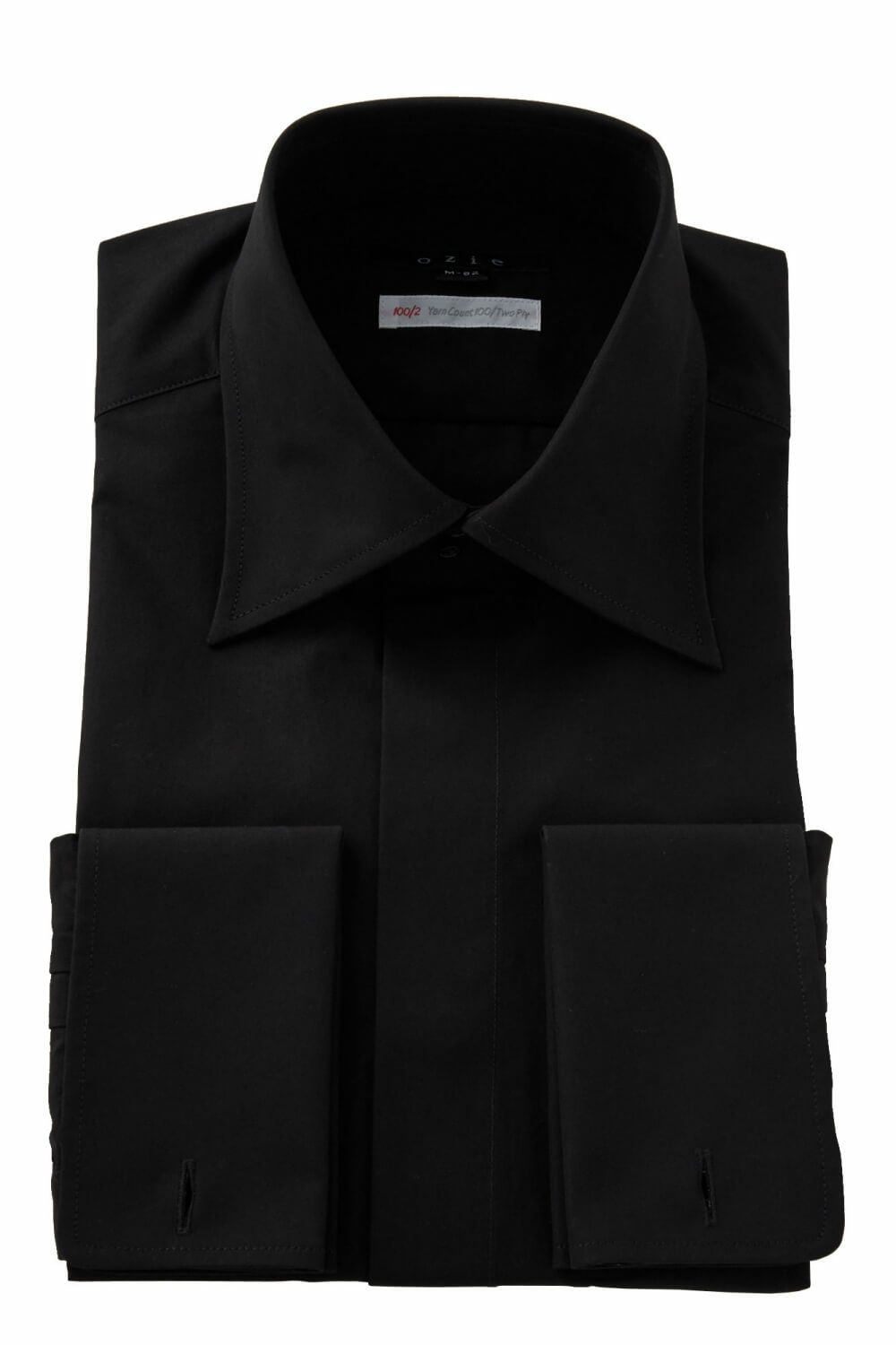 メンズワイシャツ・カッターシャツ 8065-R11A-BLACK