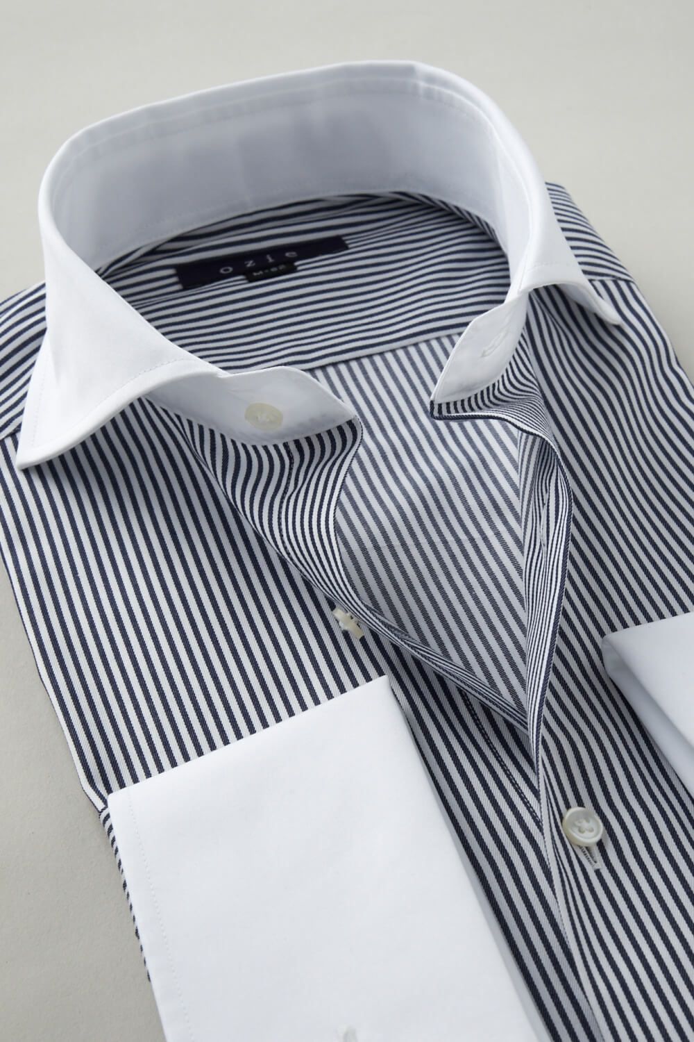 ワイシャツ 8006CL-C06A-BLACK-衿2