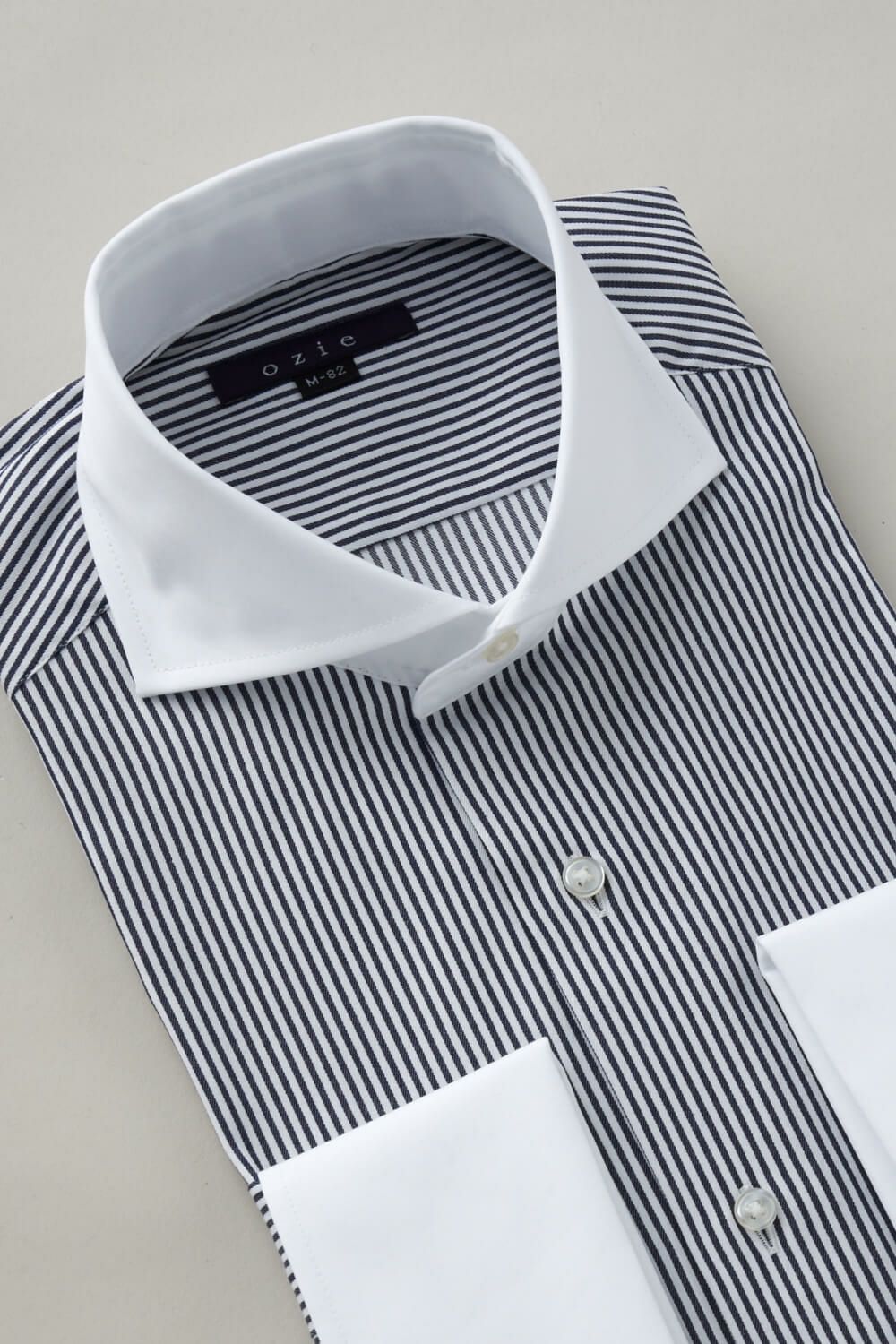 ワイシャツ 8006CL-C06A-BLACK-衿3