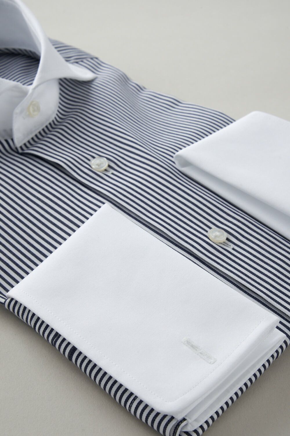 ワイシャツ 8006CL-C06A-BLACK-カフス