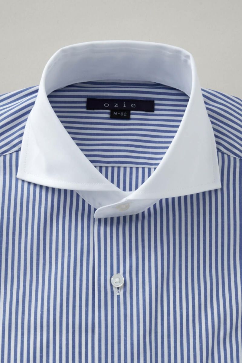 ワイシャツ 8006CL-C06B-BLUE-衿1