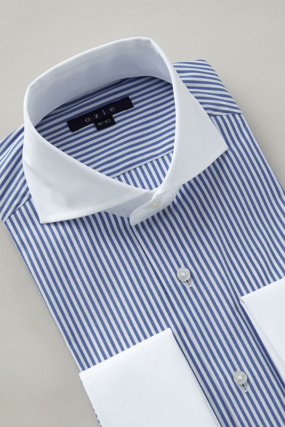 ワイシャツ 8006CL-C06B-BLUE-衿3