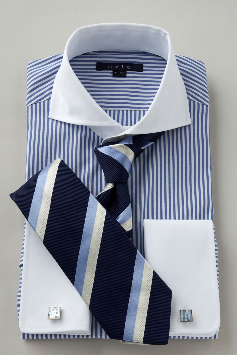 ワイシャツ 8006CL-C06B-BLUE-コーディネートイメージ