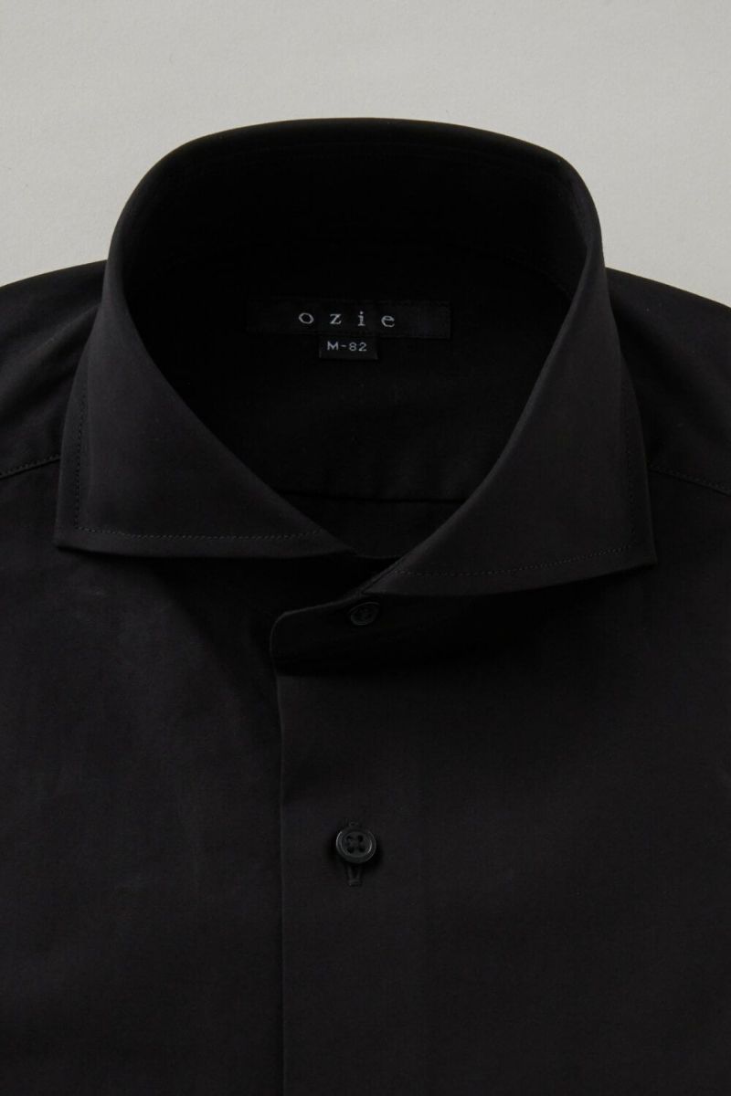 ワイシャツ 8070-C06A-BLACK-衿1