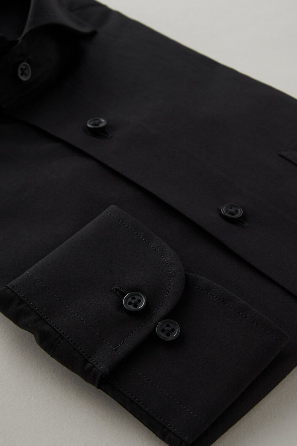 ワイシャツ 8070-C06A-BLACK-カフス