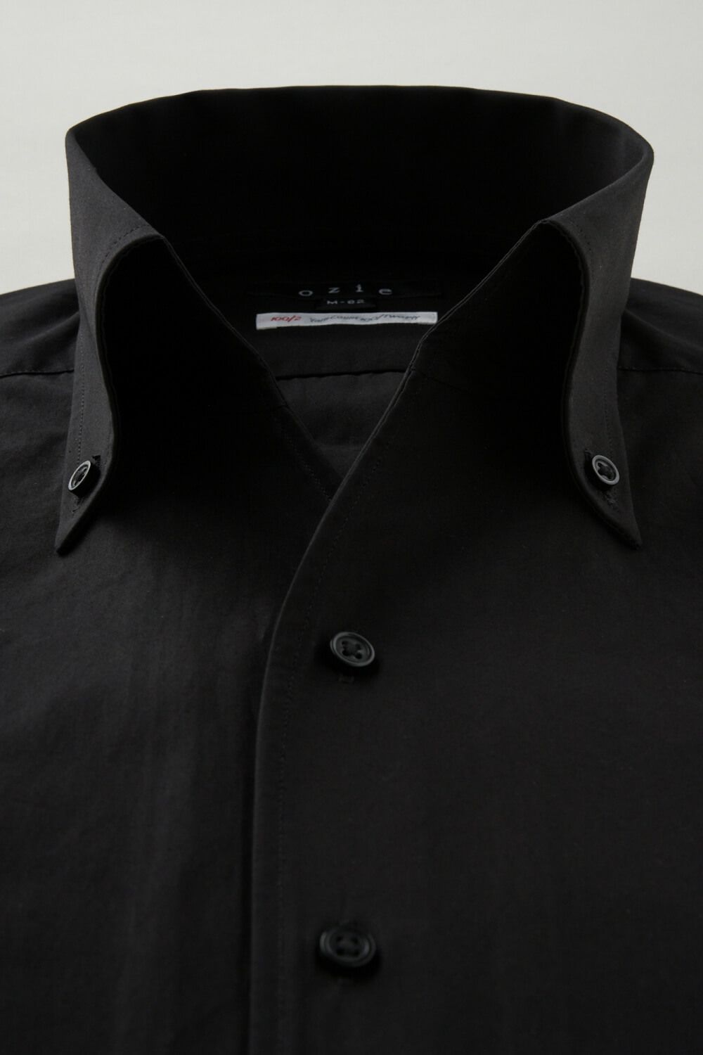 ワイシャツ 8044-C06A-BLACK-衿1