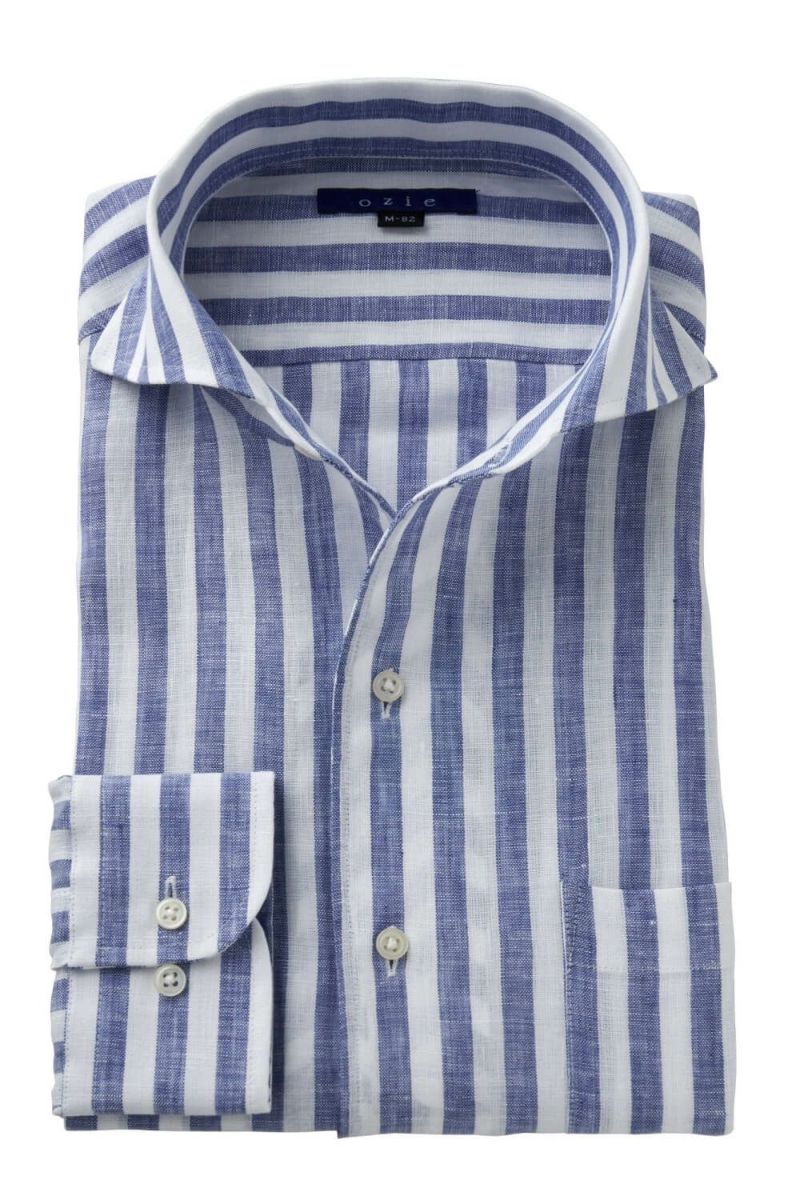 ワイシャツ 8045A-C06A-NAVY