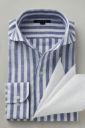 ワイシャツ 8045A-C06A-NAVY-コーディネートイメージ