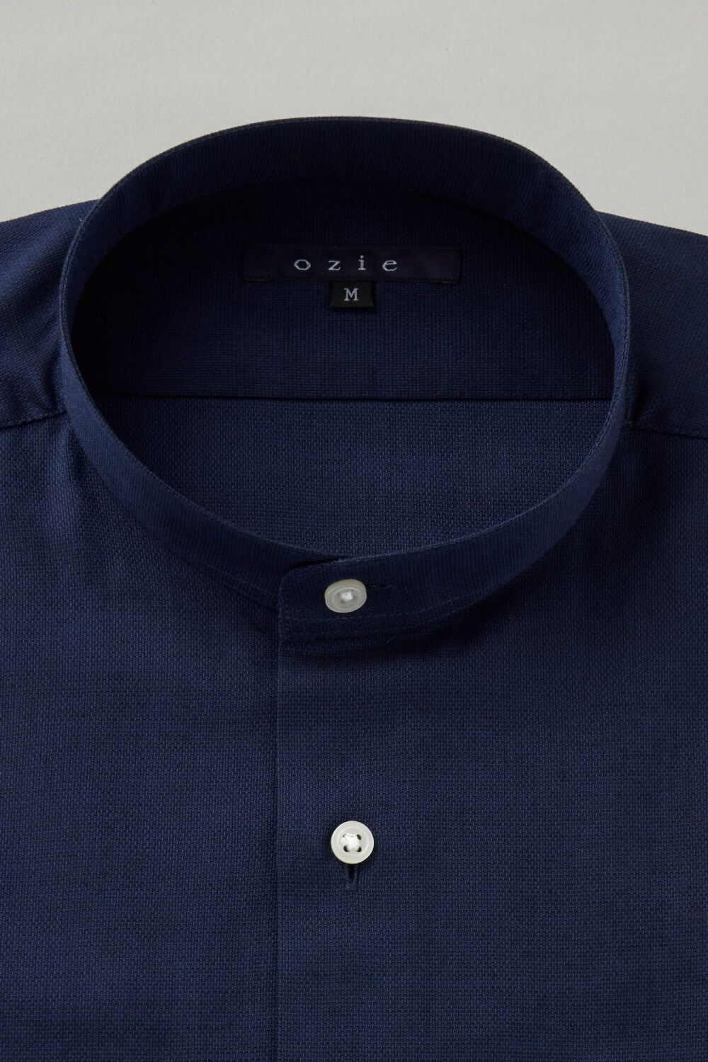 ワイシャツ 8063-C06B-NAVY-衿1