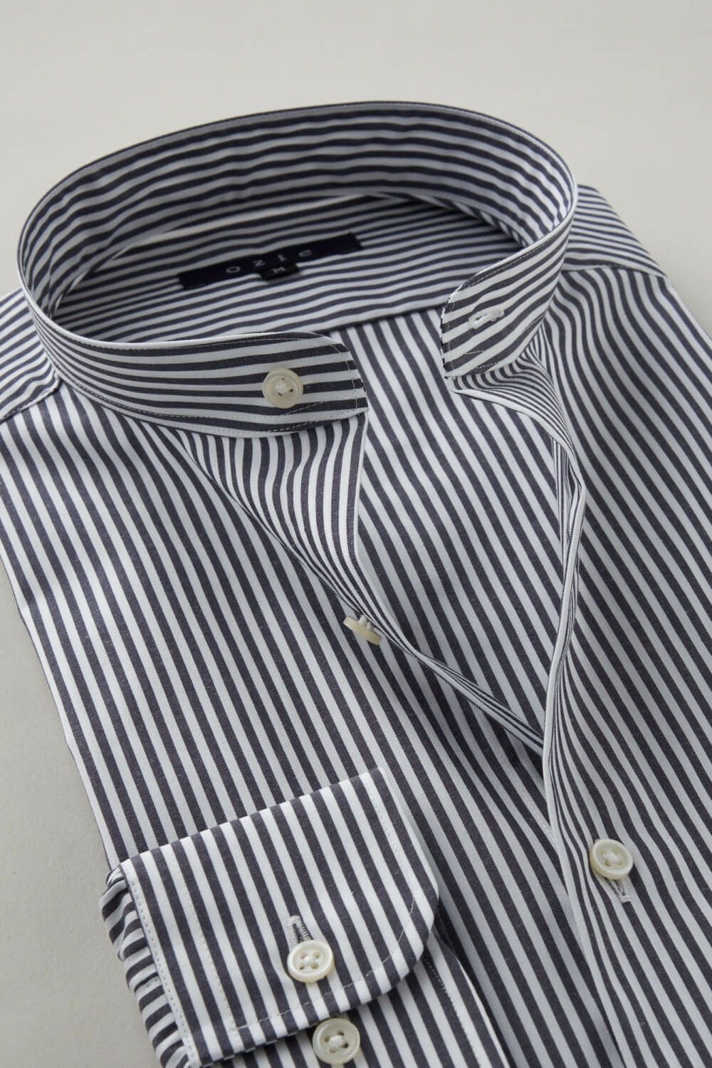 ワイシャツ 8063-C06A-BLACK-衿2