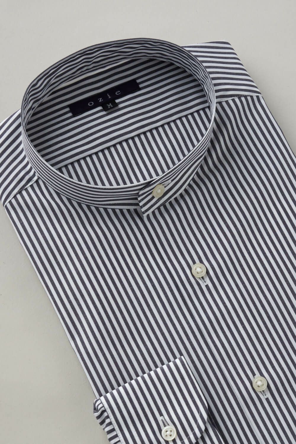 ワイシャツ 8063-C06A-BLACK-衿3