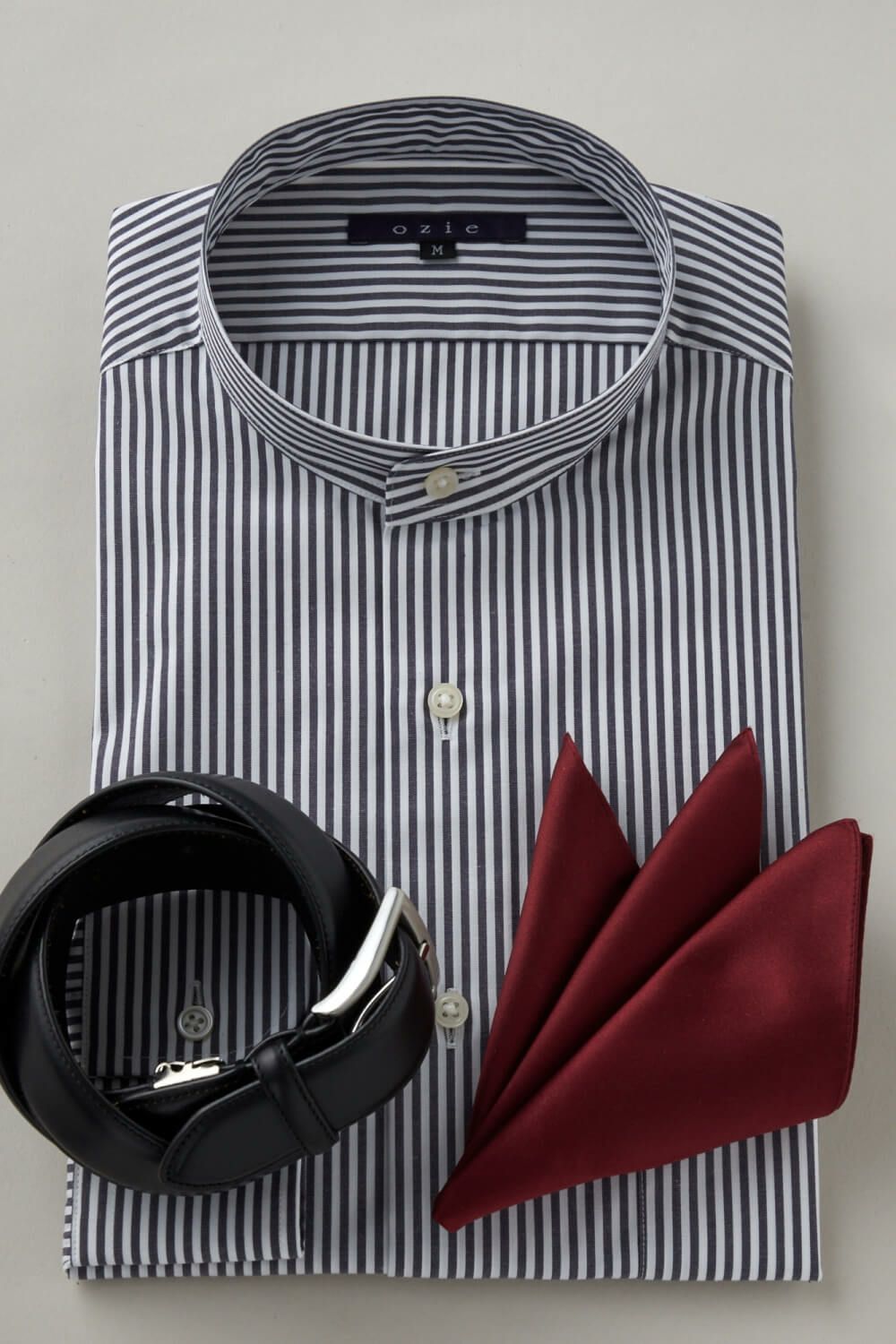 ワイシャツ 8063-C06A-BLACK-コーディネートイメージ