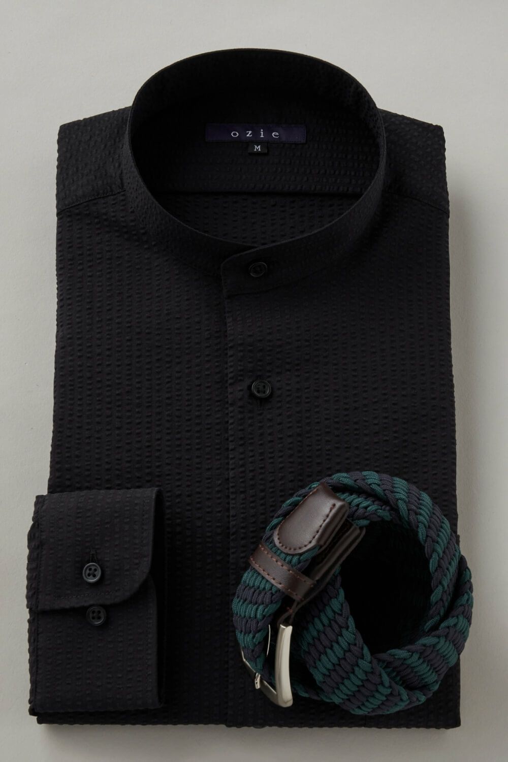 ワイシャツ 8063-C06C-BLACK-コーディネートイメージ