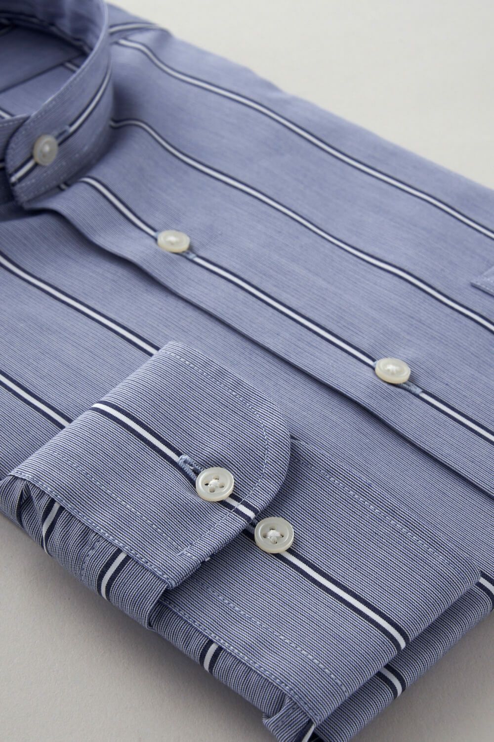 ワイシャツ 8063-C06E-NAVY-カフス