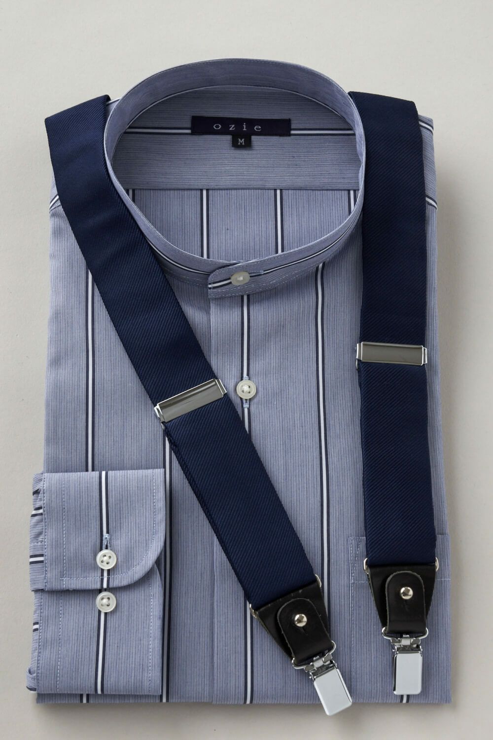 ワイシャツ 8063-C06E-NAVY-コーディネートイメージ