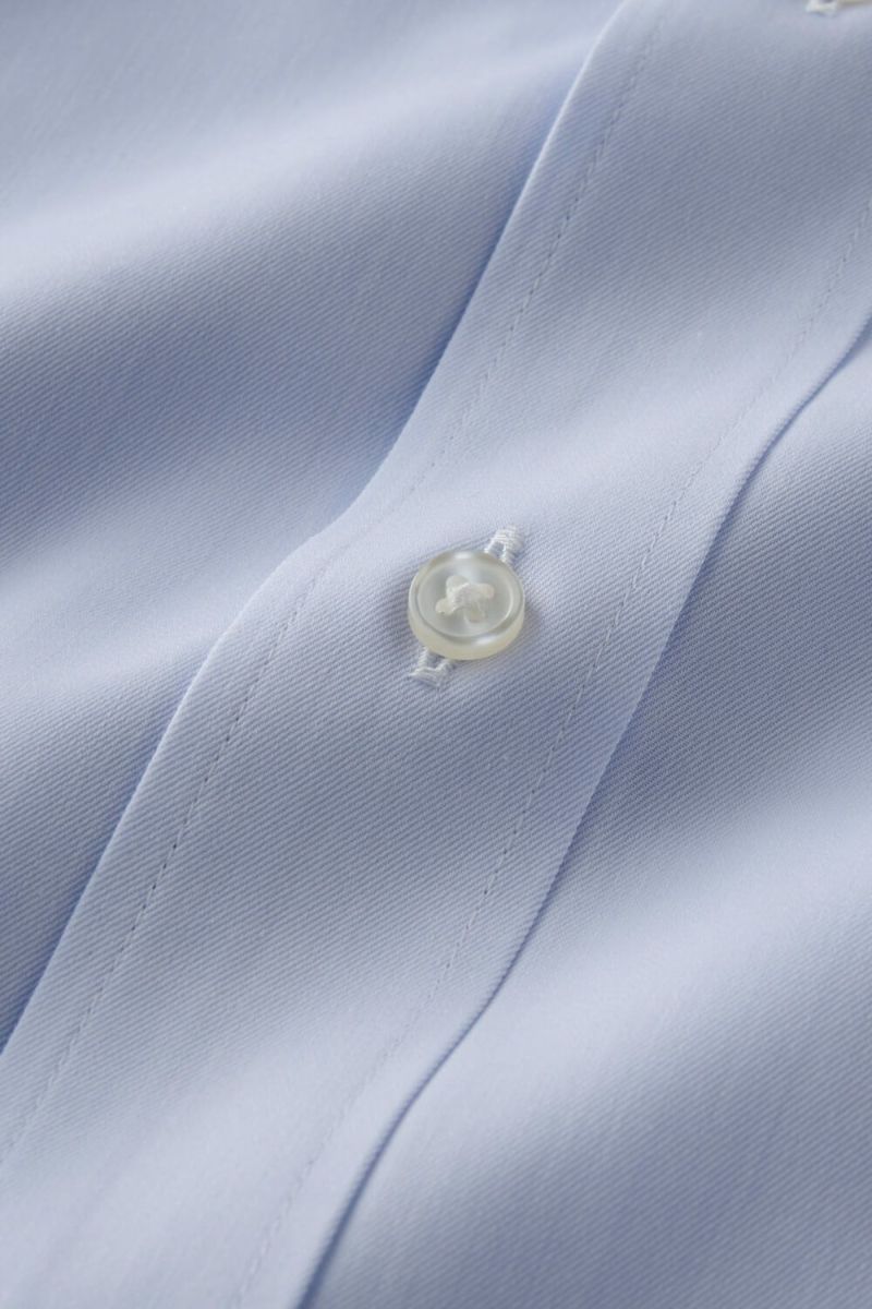 ワイシャツ 8076P-C07A-SAX-生地