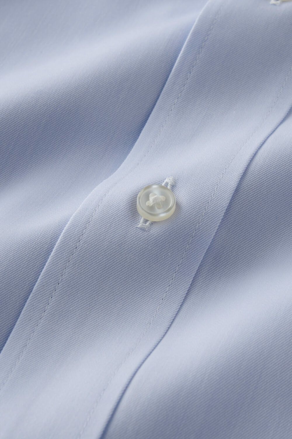 ワイシャツ 8076P-C07A-SAX-生地