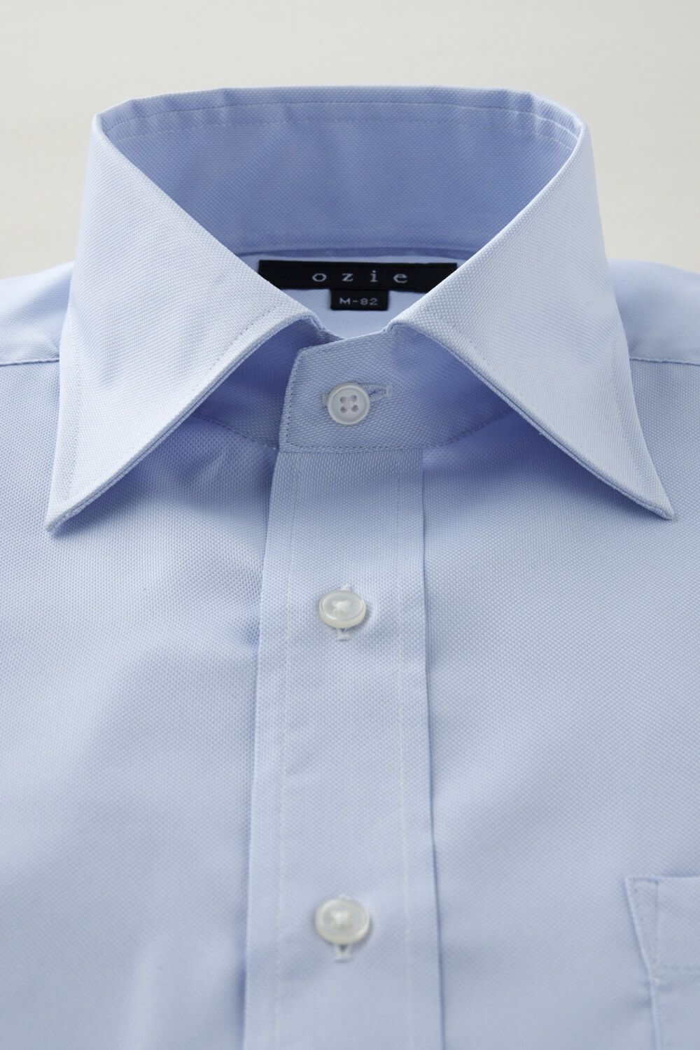 ワイシャツ 8023SD-R07B-SAX-衿1