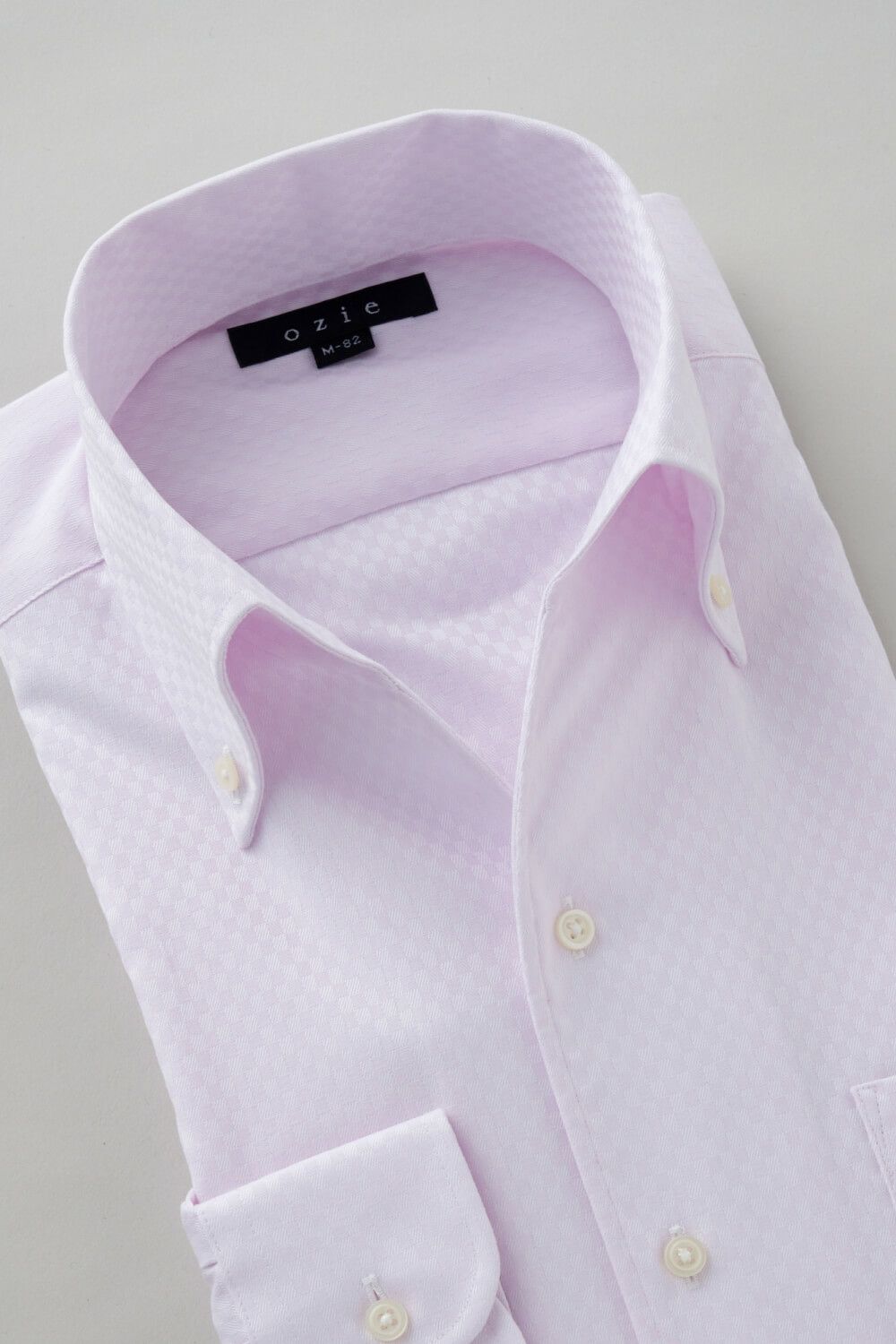 ワイシャツ 8044-C08A-PINK-衿2