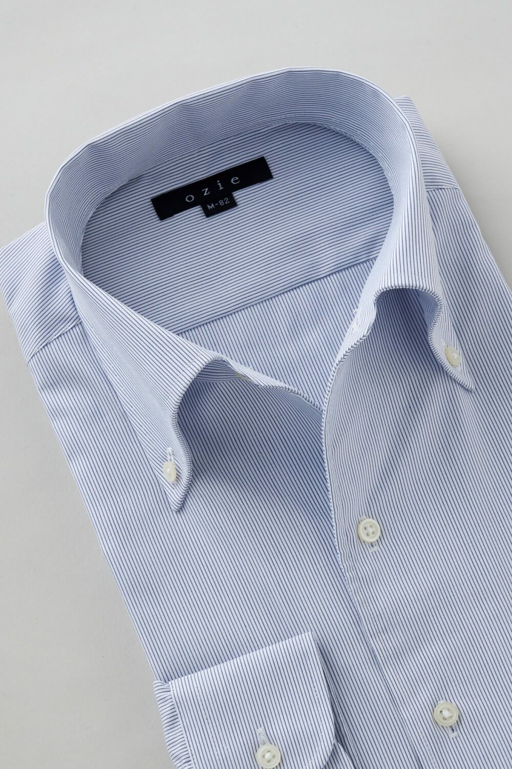 ワイシャツ 8051-C08A-NAVY-衿1