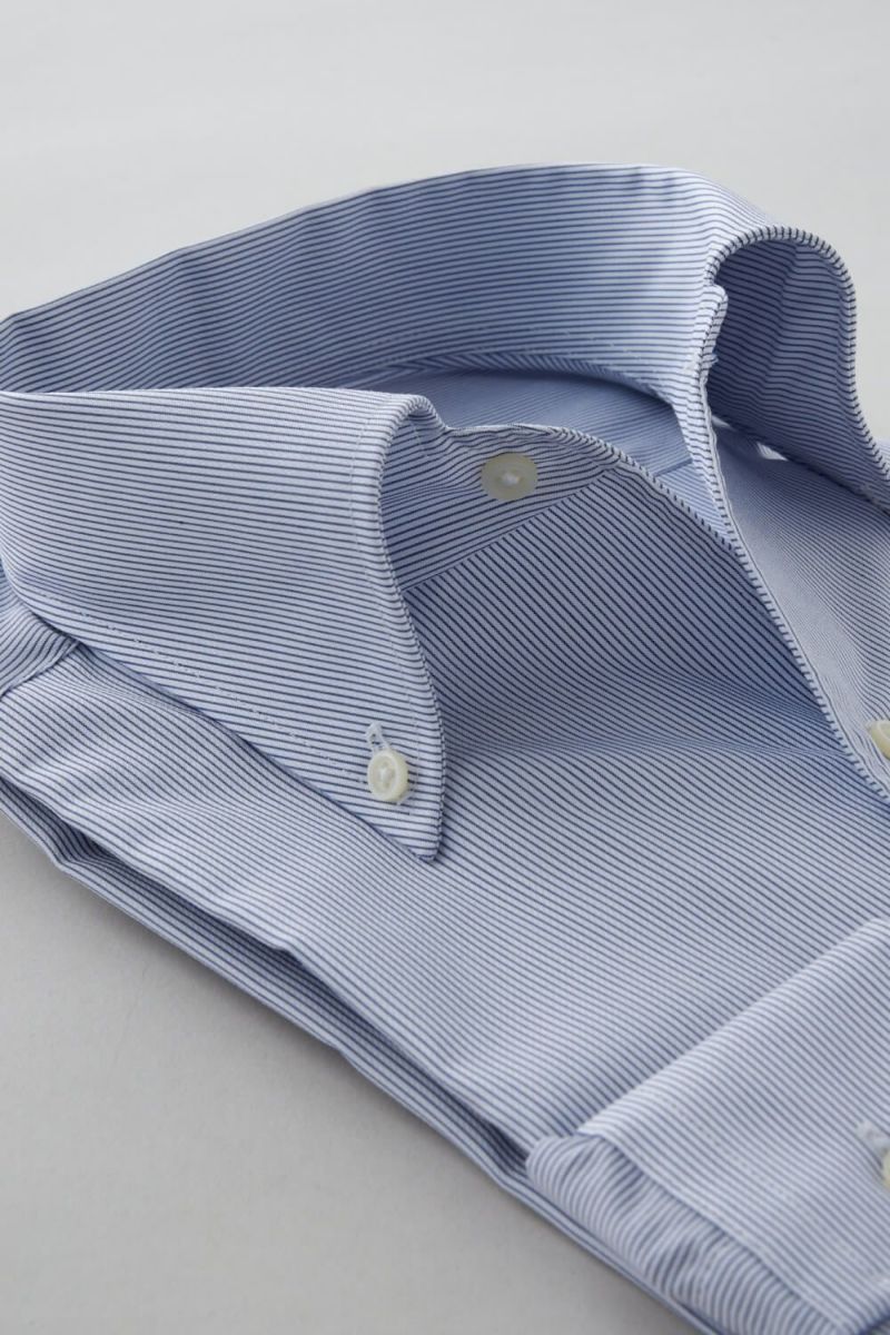 ワイシャツ 8051-C08A-NAVY-衿2