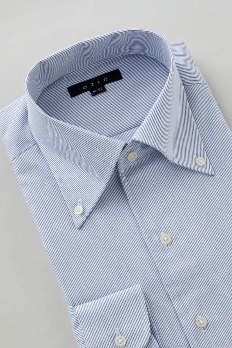 ワイシャツ 8051-C08A-NAVY-衿3