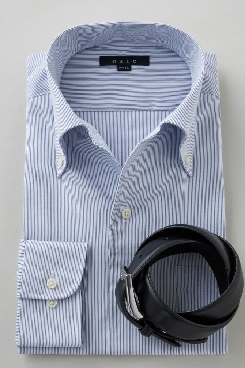 ワイシャツ 8051-C08A-NAVY-コーディネートイメージ