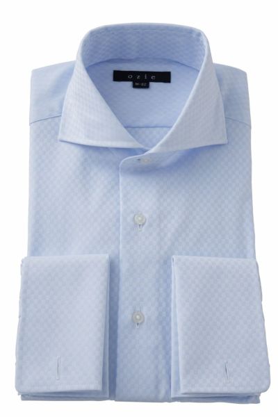 ワイシャツ 8006-C10A-SAX