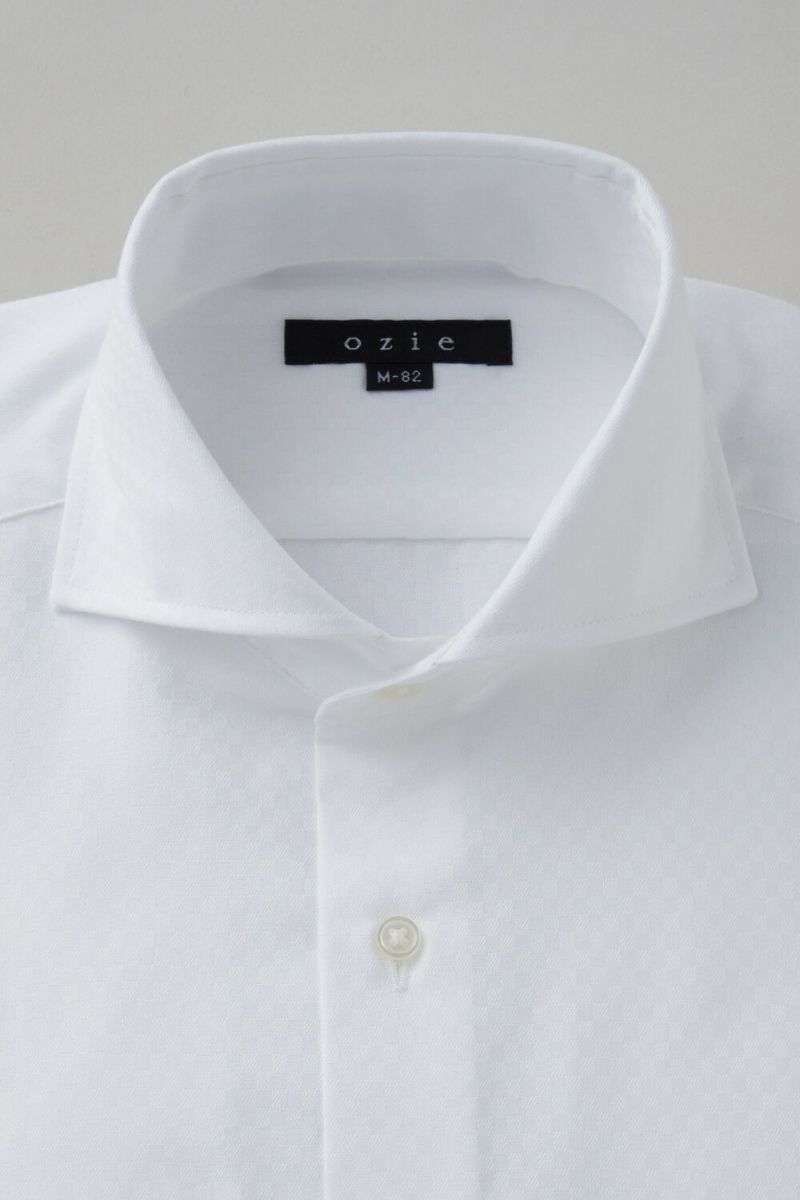ワイシャツ 8070-C09A-WHITE-衿1