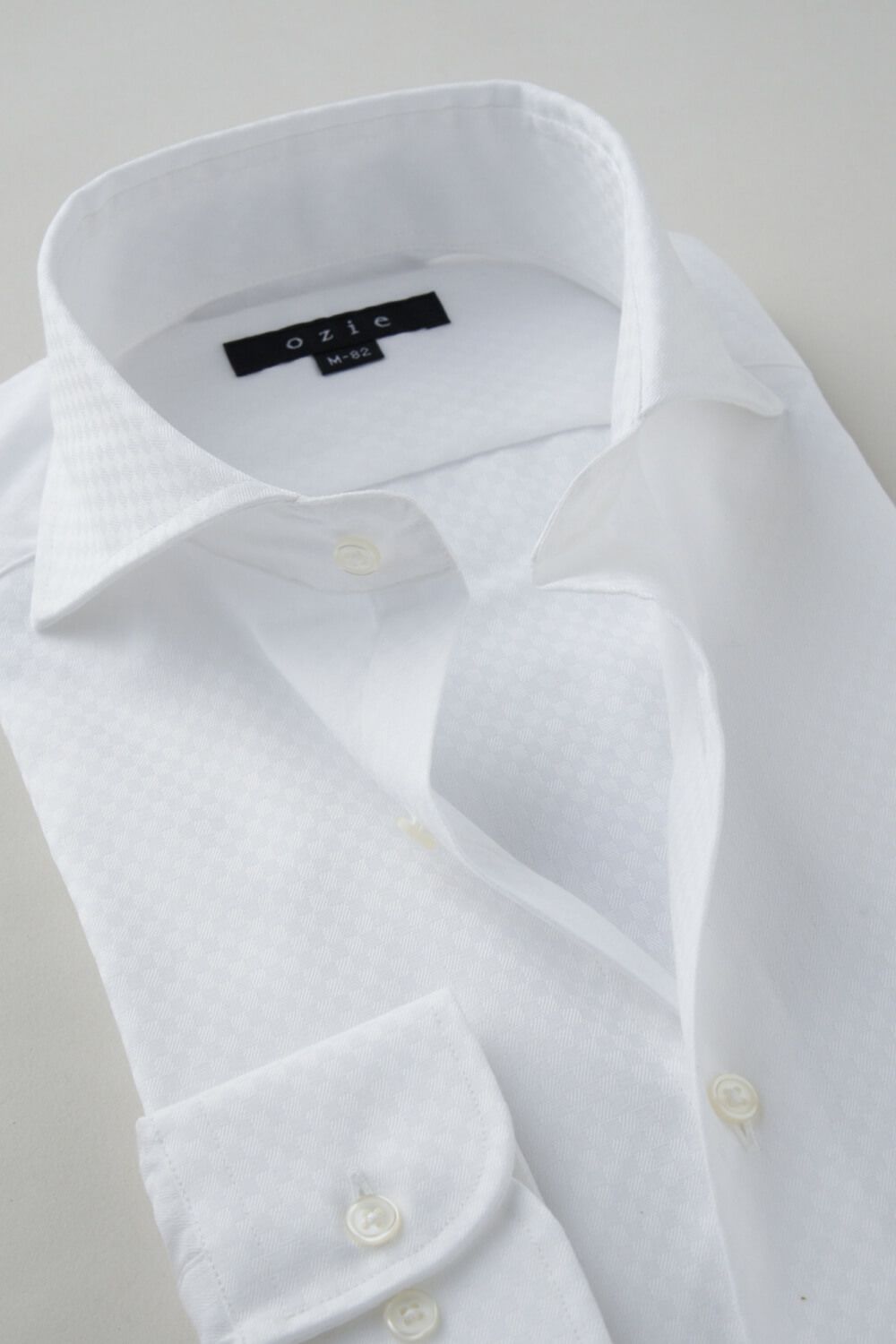 ワイシャツ 8070-C09A-WHITE-衿2