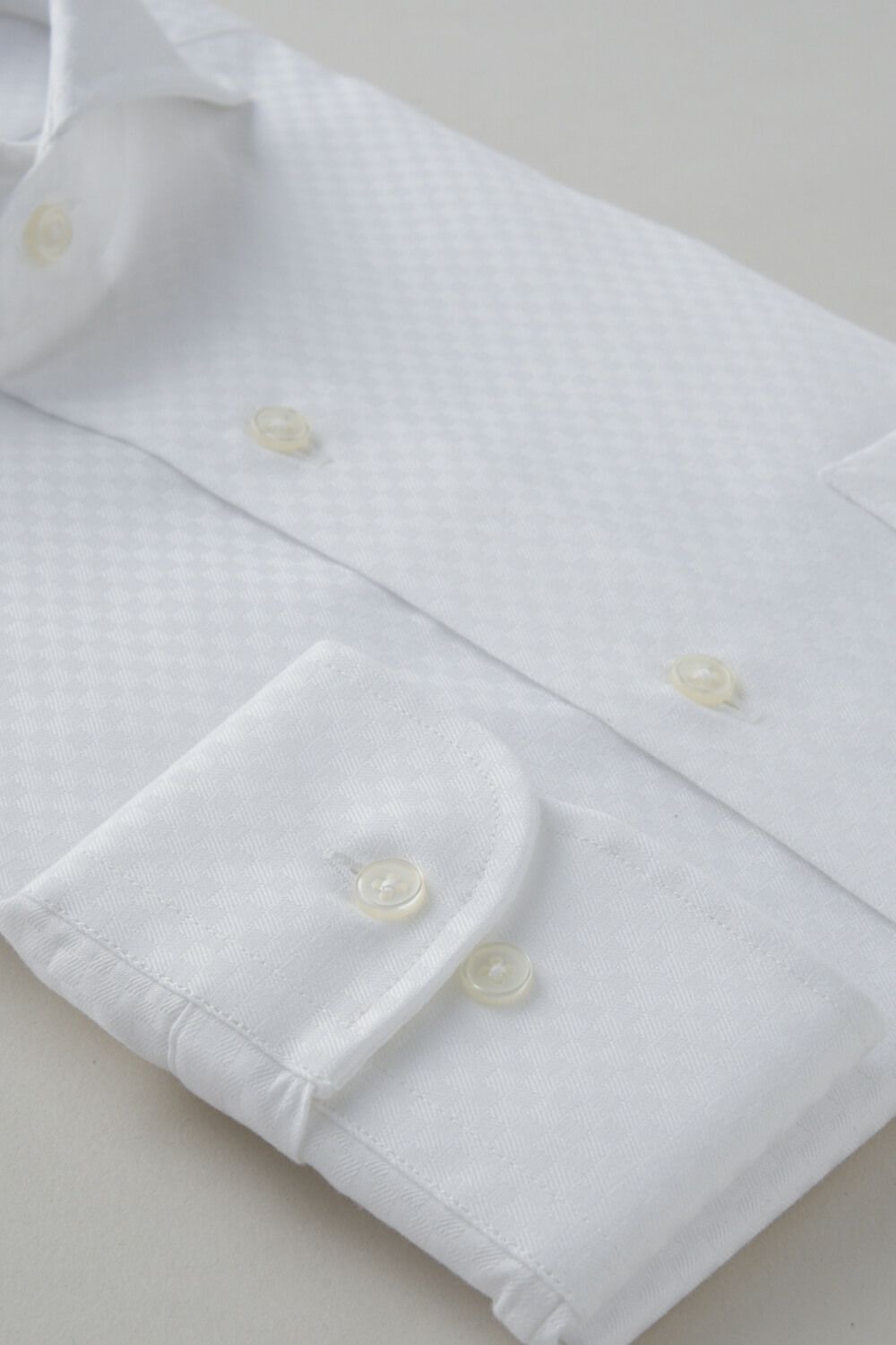ワイシャツ 8070-C09A-WHITE-カフス