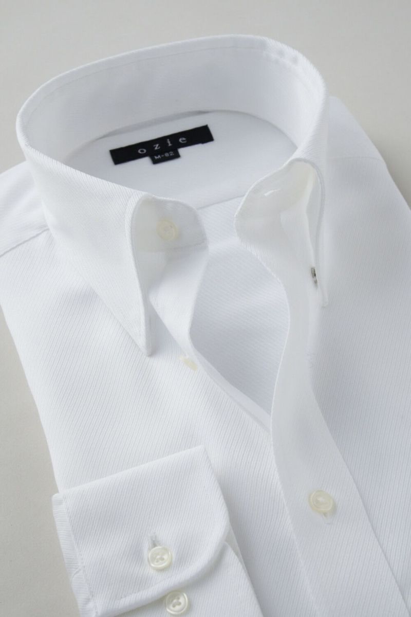 ワイシャツ 8076-C10A-WHITE-衿2