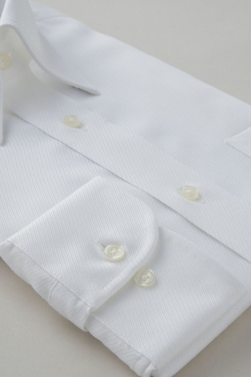 ワイシャツ 8076-C10A-WHITE-カフス