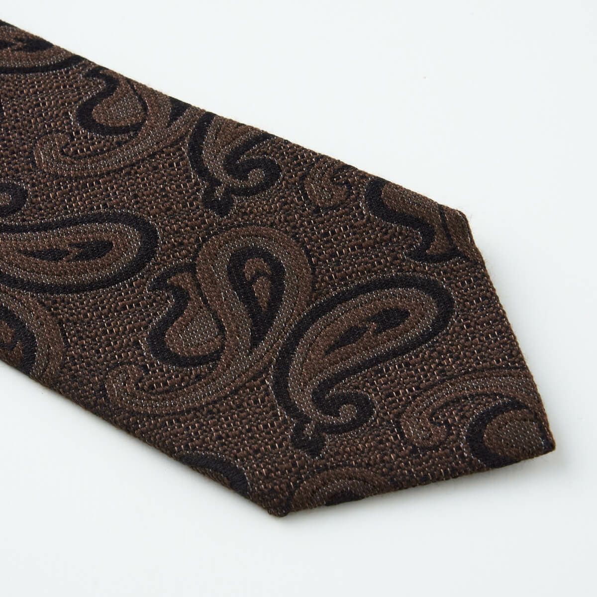 ネクタイ NW-215-BROWN-剣先