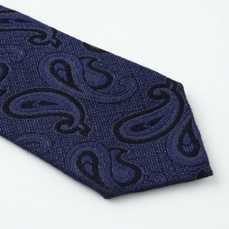 ネクタイ NW-216-NAVYBLUE-剣先