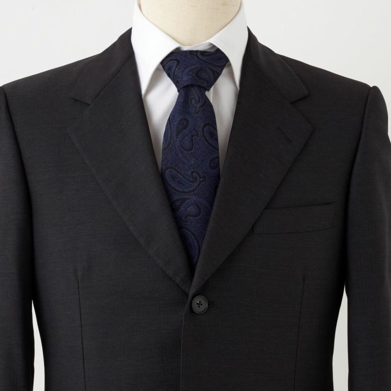 ネクタイ NW-216-NAVYBLUE-コーディネート