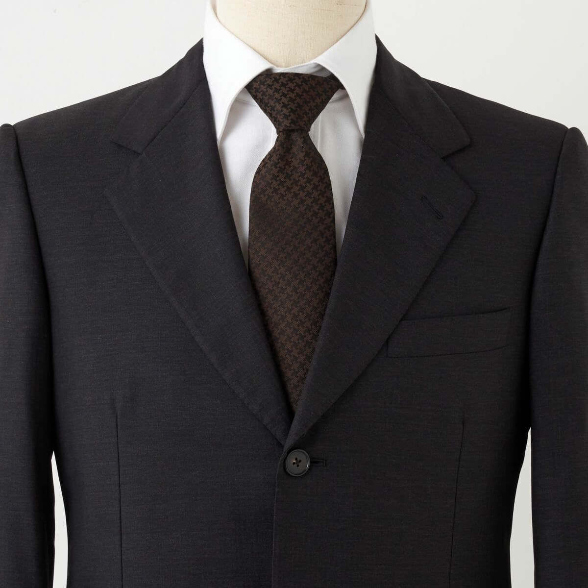 ネクタイ NW-217-BROWN-コーディネート