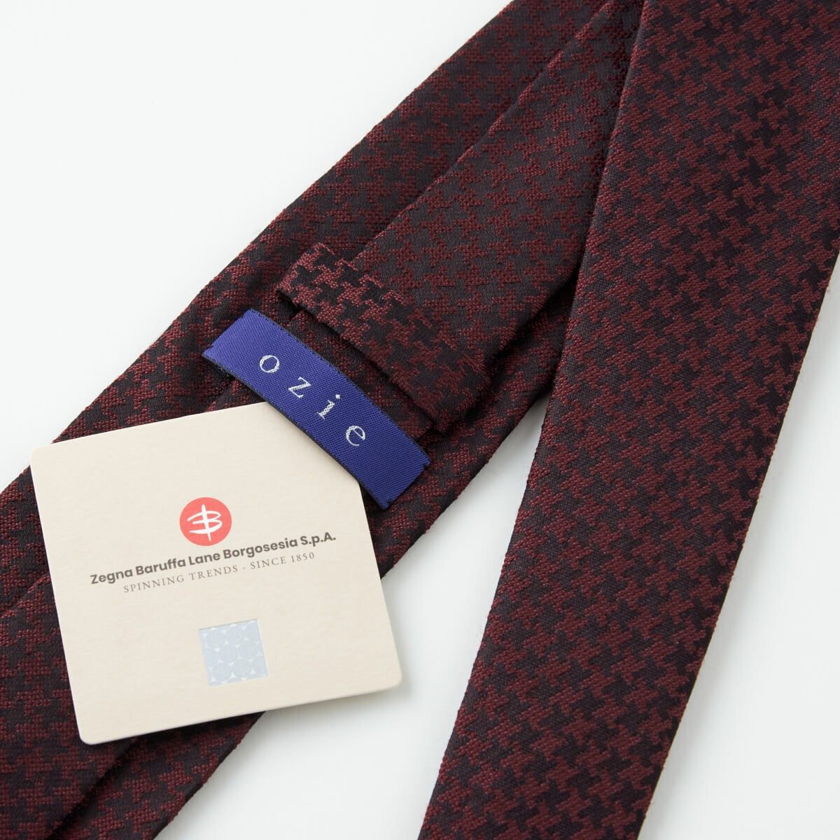 ネクタイ NW-218-WINERED-裏