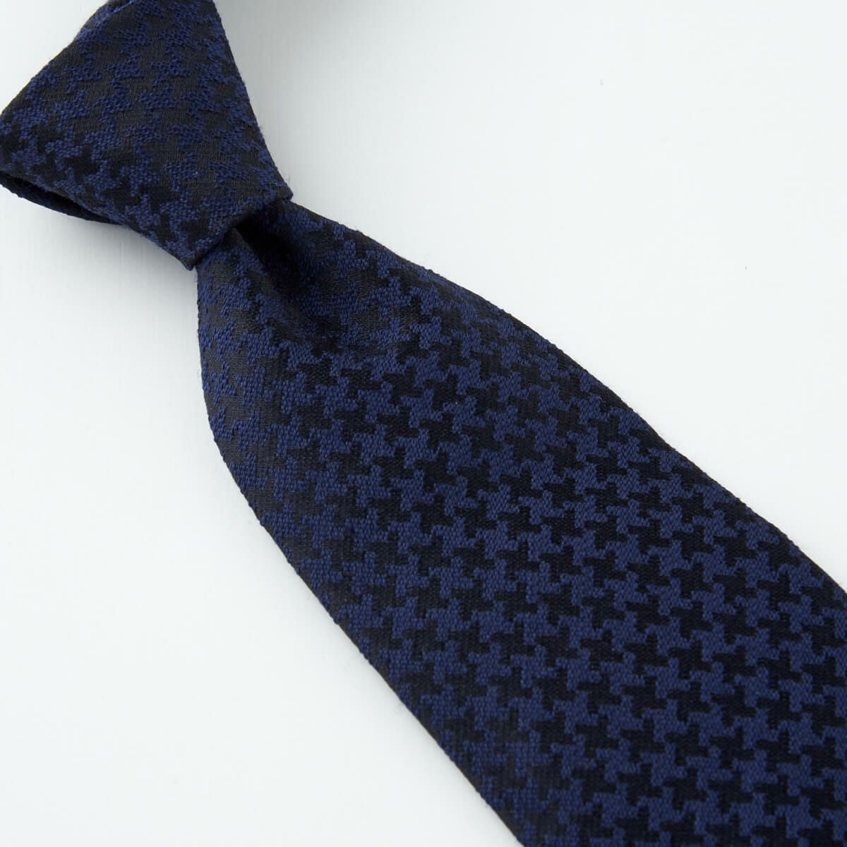 ネクタイ NW-219-NAVYBLUE-結び