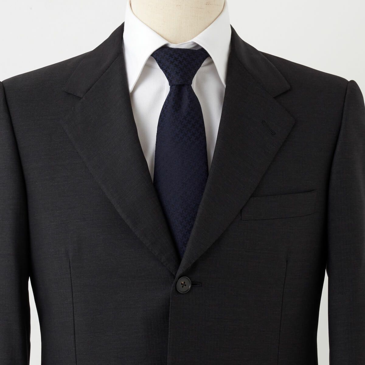 ネクタイ NW-219-NAVYBLUE-コーディネート