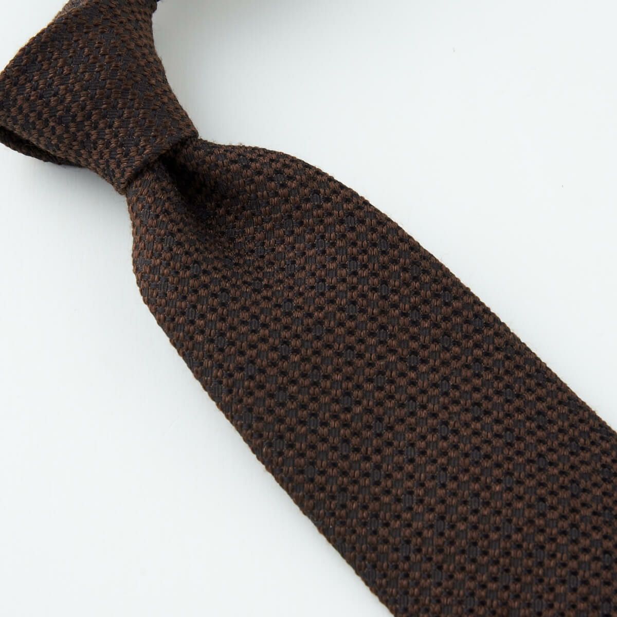 ネクタイ NW-220-BROWN-結び