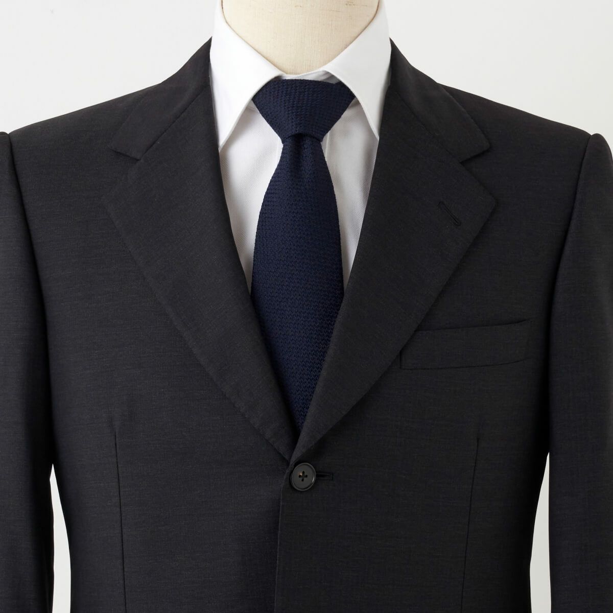 ネクタイ NW-221-NAVYBLUE-コーディネート