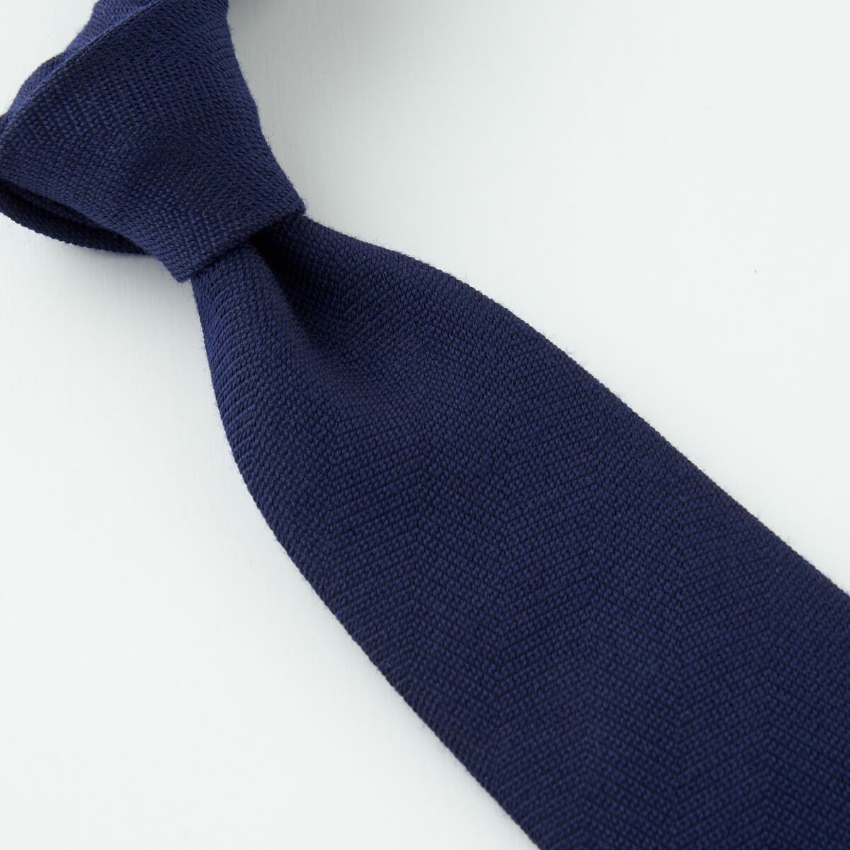 ネクタイ NW-226-NAVYBLUE-結び