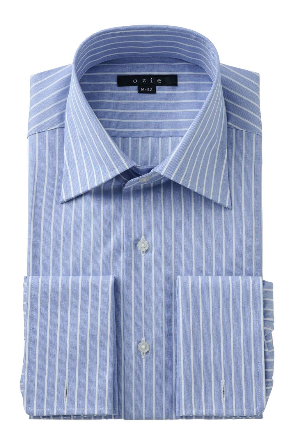 ワイシャツ 8004-C11A-BLUE