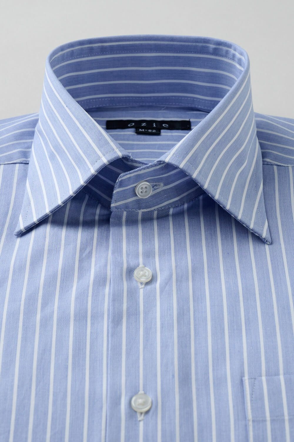 ワイシャツ 8004-C11A-BLUE-衿1