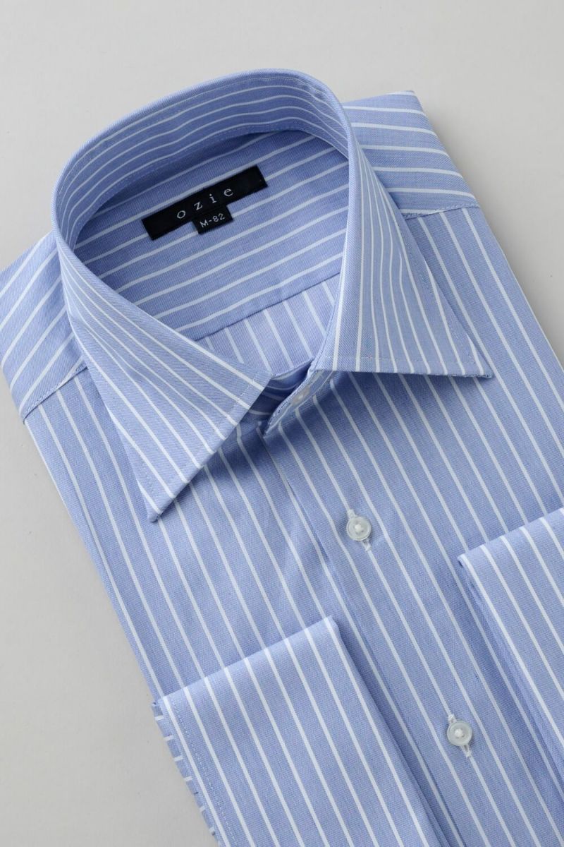 ワイシャツ 8004-C11A-BLUE-衿3
