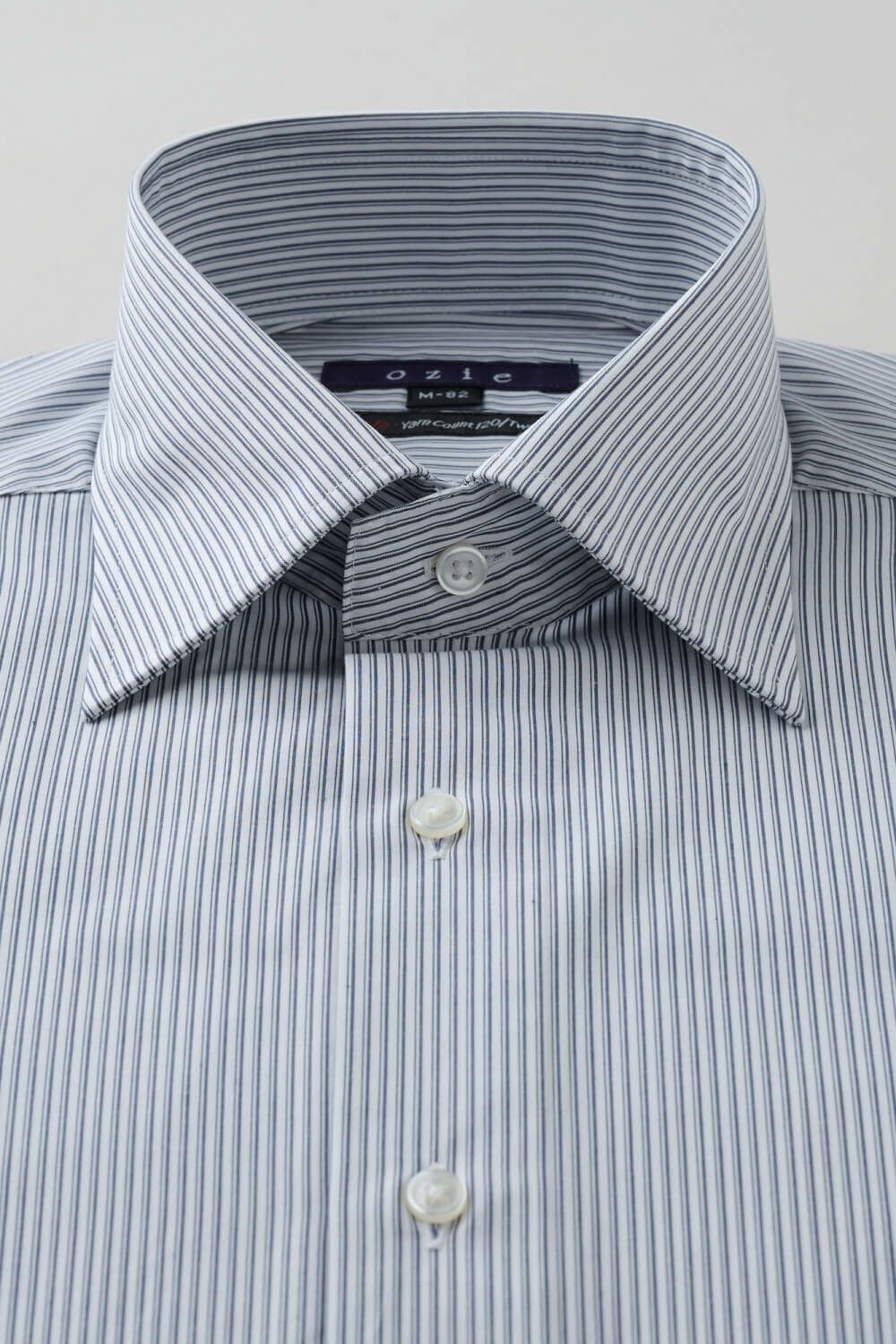 ワイシャツ 8004P-C11A-NAVY-衿1