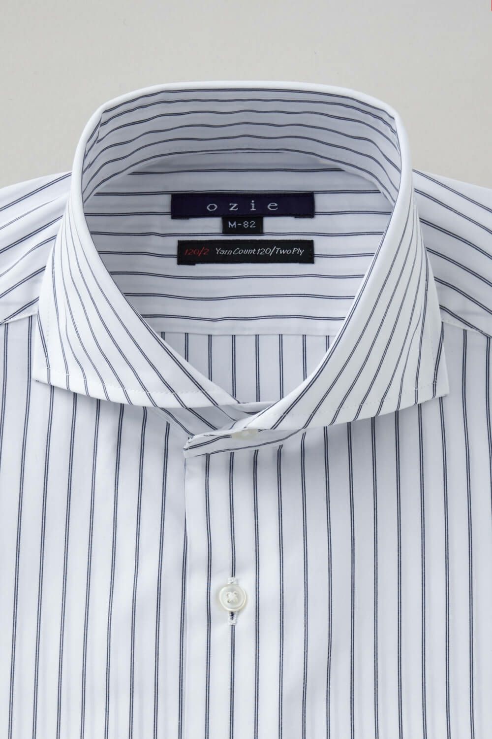 ワイシャツ 8006P-C11A-NAVY-衿1