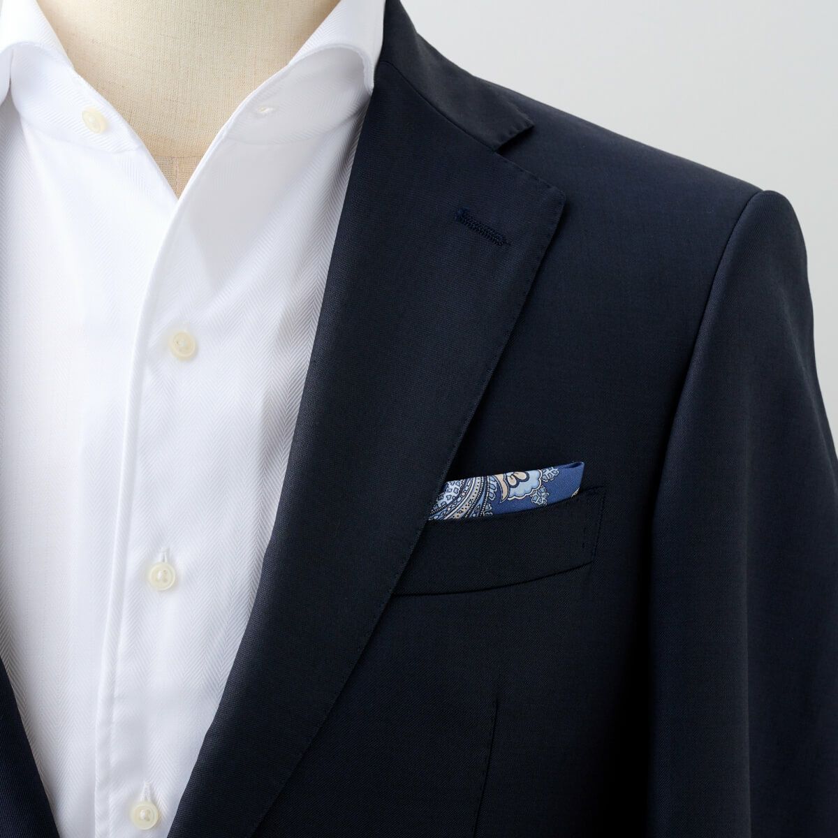 ポケットチーフ CHI-B-001-BLUE